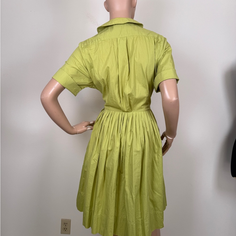 Trashy diva Green Button-Front Shirt Dress - Picture 5 of 5